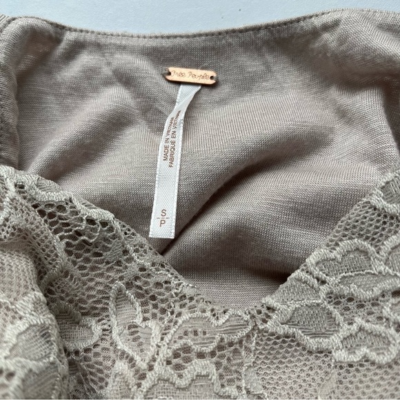 Free People Flocked Lace Dress Fit and Flare Sleeveless Small - Picture 7 of 15